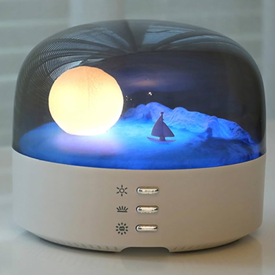 星と月のデザインUSBランプ 月ライト 星ランプ LED テーブルランプ アンティーク 2WAY USB